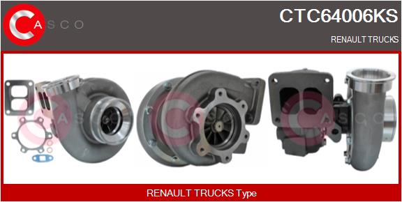 Compresor,sistem de supraalimentare CTC64006KS CASCO