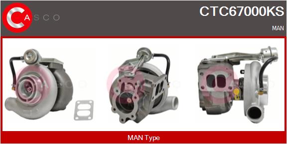 Compresor,sistem de supraalimentare CTC67000KS CASCO