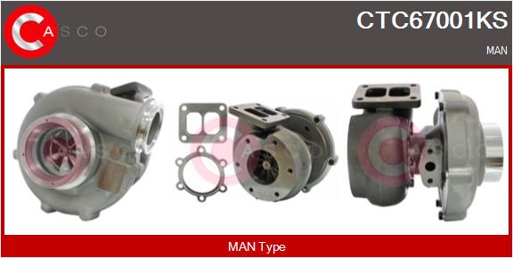 Compresor,sistem de supraalimentare CTC67001KS CASCO