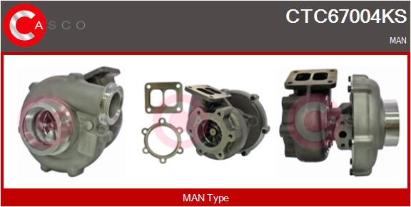 Compresor,sistem de supraalimentare CTC67004KS CASCO