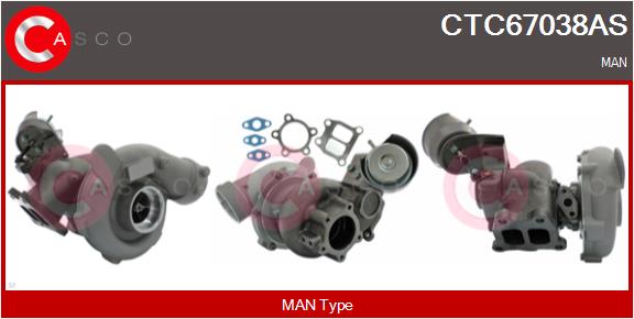 Compresor,sistem de supraalimentare CTC67038AS CASCO