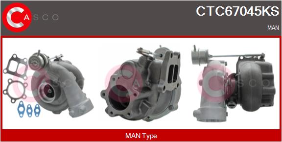 Compresor,sistem de supraalimentare CTC67045KS CASCO