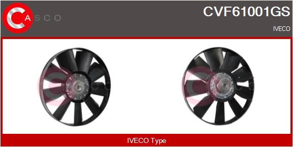 Cupla, ventilator radiator CVF61001GS CASCO