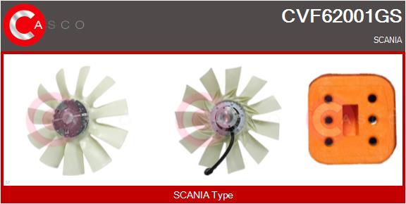 Cupla, ventilator radiator CVF62001GS CASCO