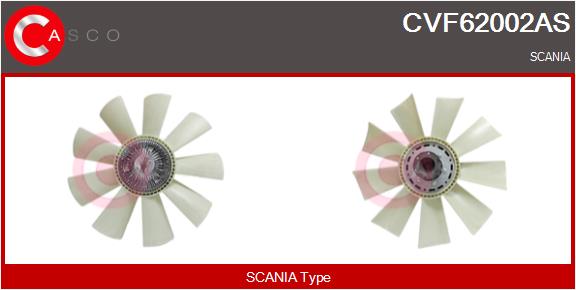Cupla, ventilator radiator CVF62002AS CASCO