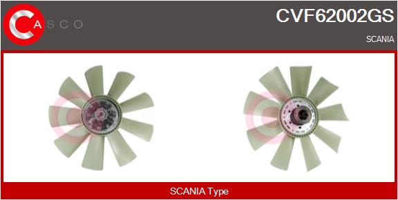 Cupla, ventilator radiator CVF62002GS CASCO