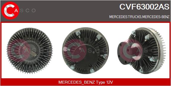 Cupla, ventilator radiator CVF63002AS CASCO