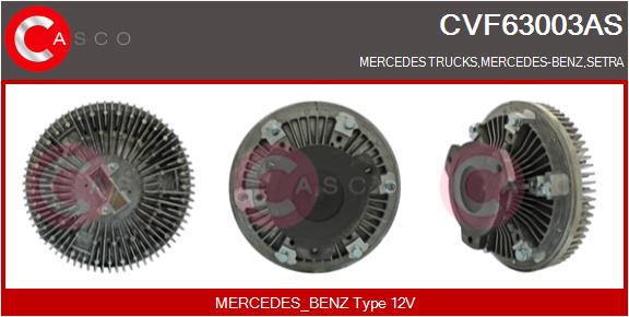 Cupla, ventilator radiator CVF63003AS CASCO