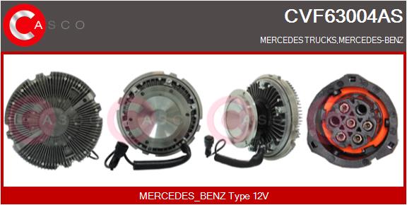 Cupla, ventilator radiator CVF63004AS CASCO