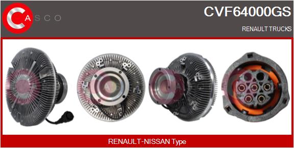 Cupla, ventilator radiator CVF64000GS CASCO