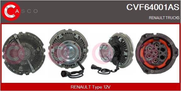 Cupla, ventilator radiator CVF64001AS CASCO