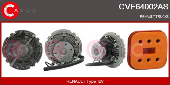 Cupla, ventilator radiator CVF64002AS CASCO