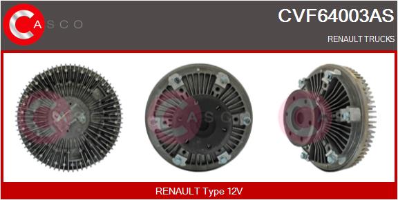 Cupla, ventilator radiator CVF64003AS CASCO