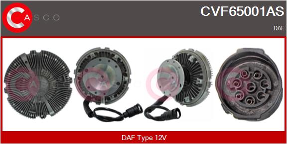 Cupla, ventilator radiator CVF65001AS CASCO