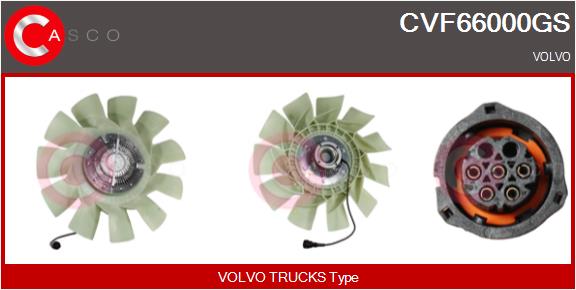 Cupla, ventilator radiator CVF66000GS CASCO