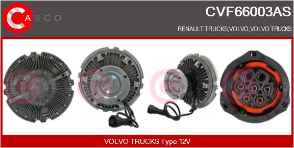 Cupla, ventilator radiator CVF66003AS CASCO