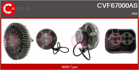 Cupla, ventilator radiator CVF67000AS CASCO