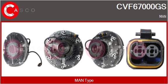 Cupla, ventilator radiator CVF67000GS CASCO