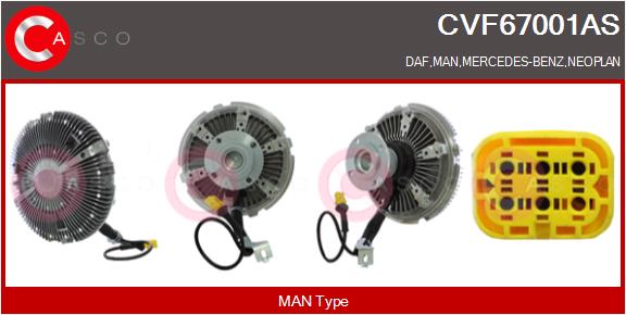 Cupla, ventilator radiator CVF67001AS CASCO