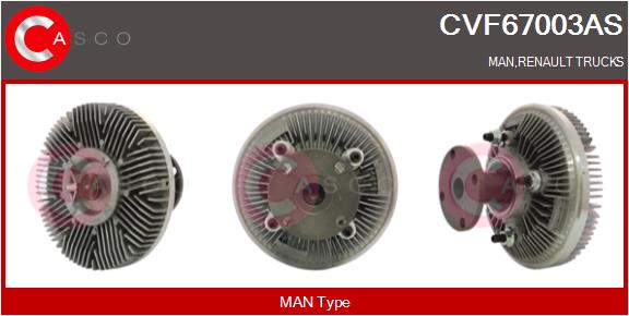 Cupla, ventilator radiator CVF67003AS CASCO