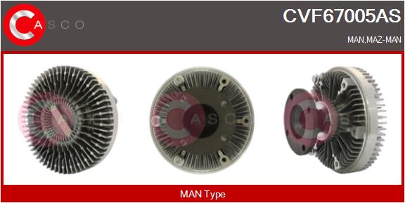 Cupla, ventilator radiator CVF67005AS CASCO