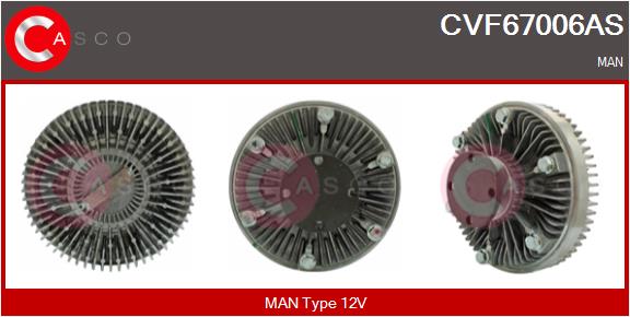 Cupla, ventilator radiator CVF67006AS CASCO