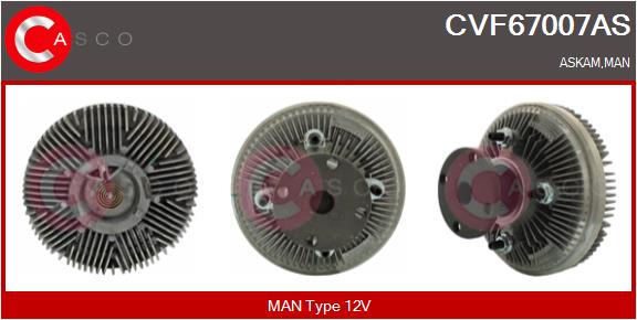 Cupla, ventilator radiator CVF67007AS CASCO