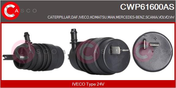 Pompa de apa,spalare parbriz CWP61600AS CASCO