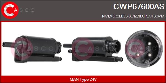 Pompa de apa,spalare parbriz CWP67600AS CASCO