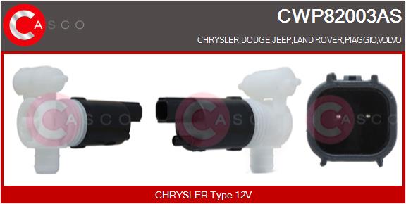 Pompa de apa,spalare parbriz CWP82003AS CASCO