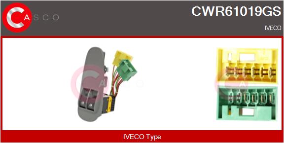 Comutator,macara geam CWR61019GS CASCO
