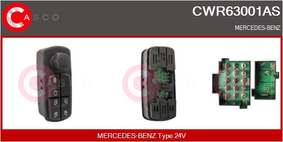 Comutator,macara geam CWR63001AS CASCO