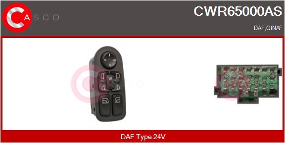 Comutator,macara geam CWR65000AS CASCO