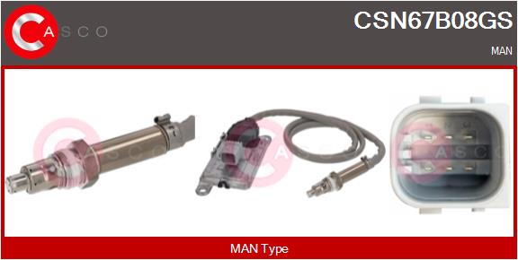 Senzor NOx, injectie aditiv CSN67B08GS CASCO