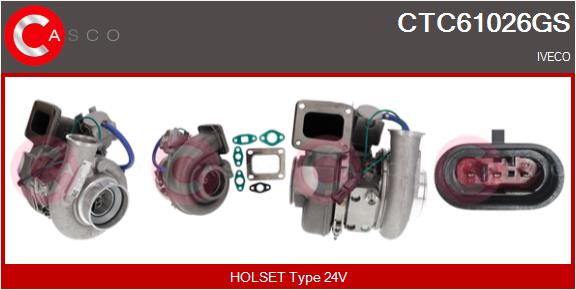 Compresor,sistem de supraalimentare CTC61026GS CASCO