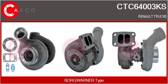 Compresor,sistem de supraalimentare CTC64003KS CASCO