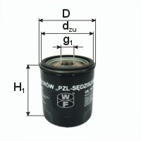 Filtru ulei PP103 PZL Filters
