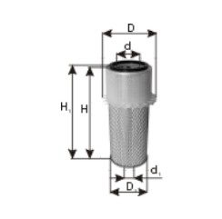 Filtru aer WA30390 PZL Filters