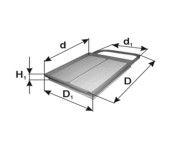 Filtru aer WA50299 PZL Filters