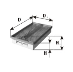 Filtru aer WA50470 PZL Filters