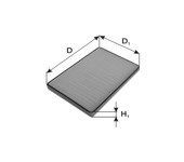 Filtru, aer habitaclu WA60282 PZL Filters