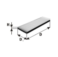 Filtru, aer habitaclu WA60313 PZL Filters