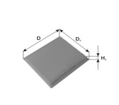 Filtru, aer habitaclu WA60372 PZL Filters