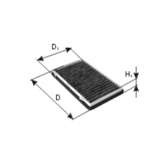 Filtru, aer habitaclu WA60422 PZL Filters