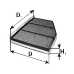 Filtru, aer habitaclu WA61293 PZL Filters