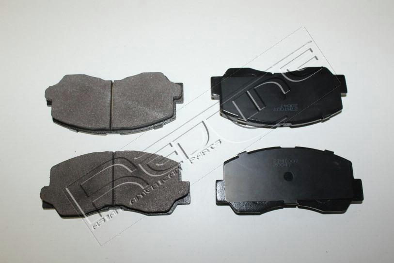 Set placute frana,frana disc 27MI007 RED-LINE