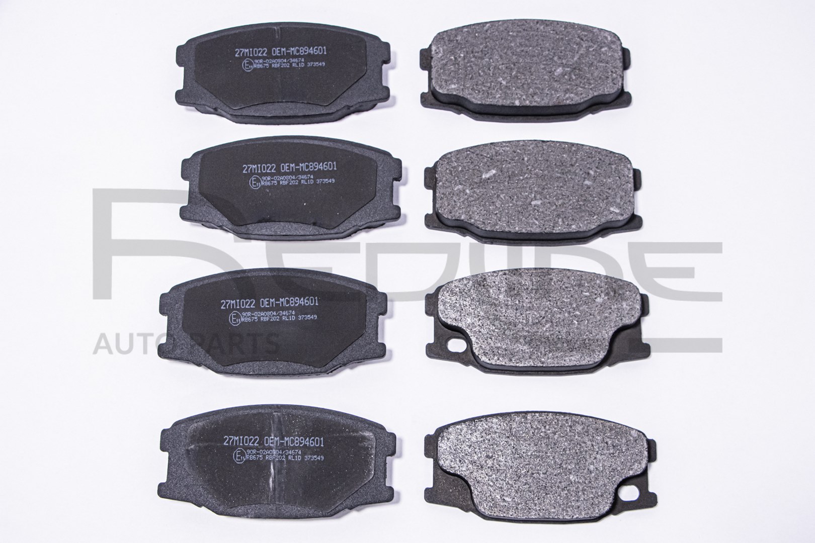Set placute frana,frana disc 27MI022 RED-LINE