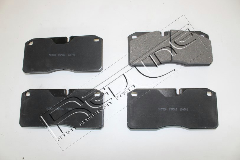 Set placute frana,frana disc 27NI065 RED-LINE