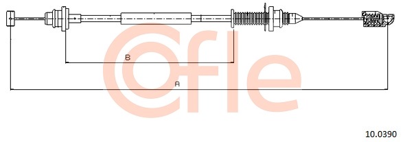 Cablu acceleratie 10.0390 COFLE