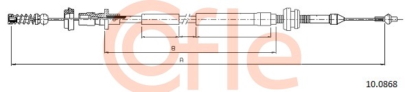 Cablu acceleratie 10.0868 COFLE